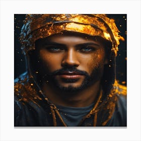 Golden Man Canvas Print