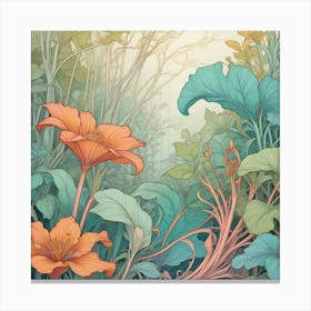 Flora And Fauna 4 Canvas Print