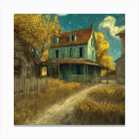 Old House In The Woods Canvas Print