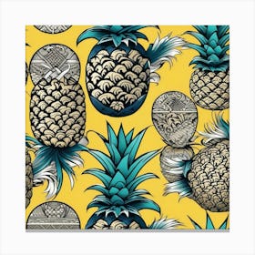 Pineapple 2 Canvas Print