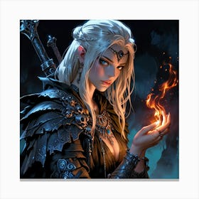 Elven Girl 1 Canvas Print