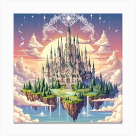 Castle In The Clouds 10 Canvas Print