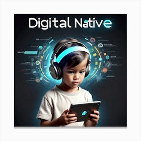 Digital Native 3 Canvas Print