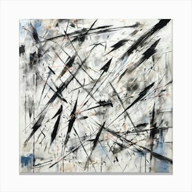 Abstract Design Featuring Hand Drawn Arrows And Markings Chaotic Arrangement Emphasis On Direction (3) Canvas Print