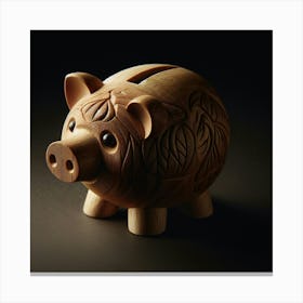 Piggy Bank Canvas Print