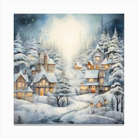 Yuletide Brushed Bliss Canvas Print