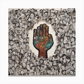 'People'S Hand' Canvas Print