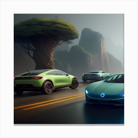 Electric Cars 3 ( Fromhifitowifi ) Canvas Print