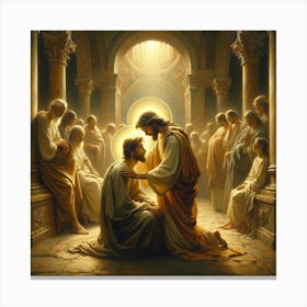 Baptism Of Jesus Canvas Print