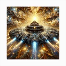 Alien Spaceship 2 Canvas Print