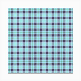 Plaid Fabric 154 Canvas Print