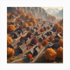 Autumn Village 42 Canvas Print