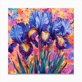 Blue Iris 3 Canvas Print