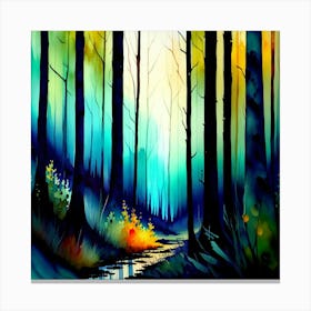 Forest Trail Canvas Print