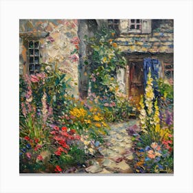 Cottage Dream Garden 1 Canvas Print