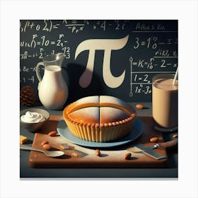 Pi Pie 2 Canvas Print