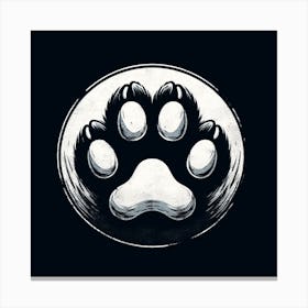 Paw Print Canvas Print