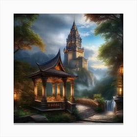 Fairytale Castle 21 Canvas Print