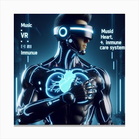 Vr Heart + Immune Care System Canvas Print