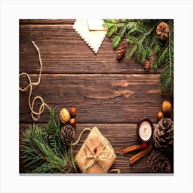 Christmas Background Canvas Print