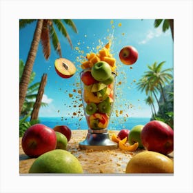 Tropical Smoothie Canvas Print