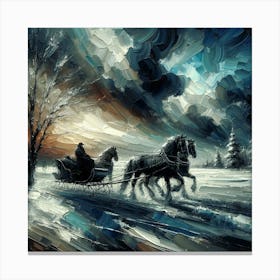 Sleigh Ride Canvas Print