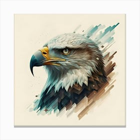 Abstract Eagle Canvas Print