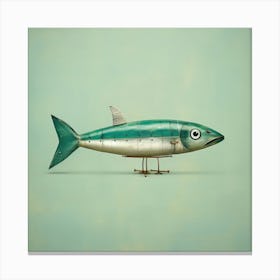 Tin Fish Canvas Print