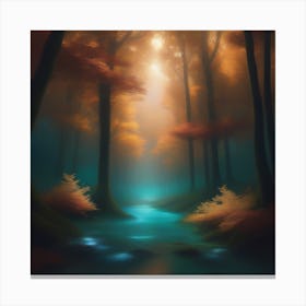 Mystical Forest Retreat 4 Canvas Print