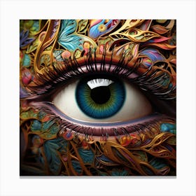 Eye Of The Phoenix Canvas Print