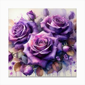 Purple Roses 27 Lienzo