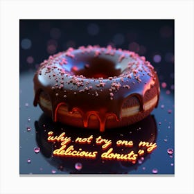 Donuts 1 Canvas Print