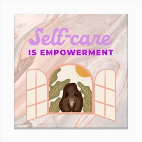 Self-care is Empowerment Canvas Print