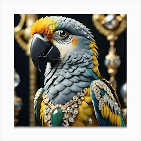 Jewelled Parrot 2 Canvas Print