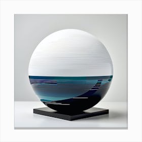 Ocean Sphere 1 Canvas Print