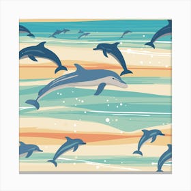 Dolphins 8154954 1280 Canvas Print