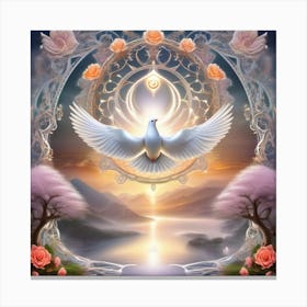 Dove Of Peace 1 Canvas Print
