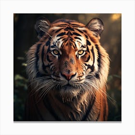 Tiger In The Forest 6 Canvas Print