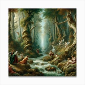 Fairytale Forest 4 Canvas Print