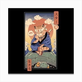 Kame Meowster Canvas Print