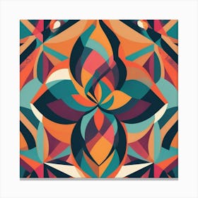 Abstract Geometric Pattern 18 Canvas Print