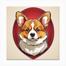 Corgi Dog Canvas Print