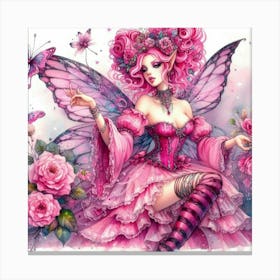 Fancy Pink Fairy Canvas Print