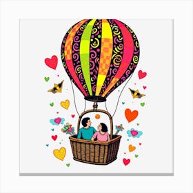 Hot Air Balloon Canvas Print