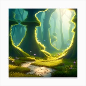 Fairy Forest Canvas Print