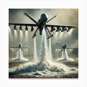 Aphraxis Drones Chemical Dispersal Converted Canvas Print