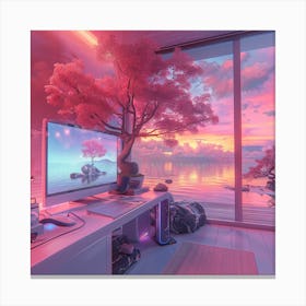 Pink Room Canvas Print