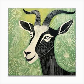 Goat Print 2 Canvas Print