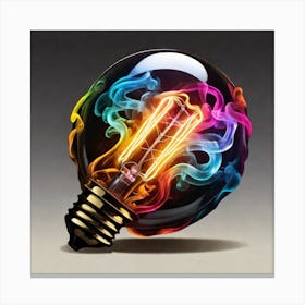 Light Bulb Canvas Print