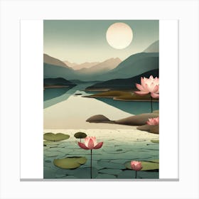 Lotus Lily Canvas Print